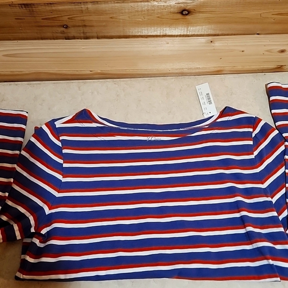 J.Crew Boatneck Tshirt size Medium woman NWT
